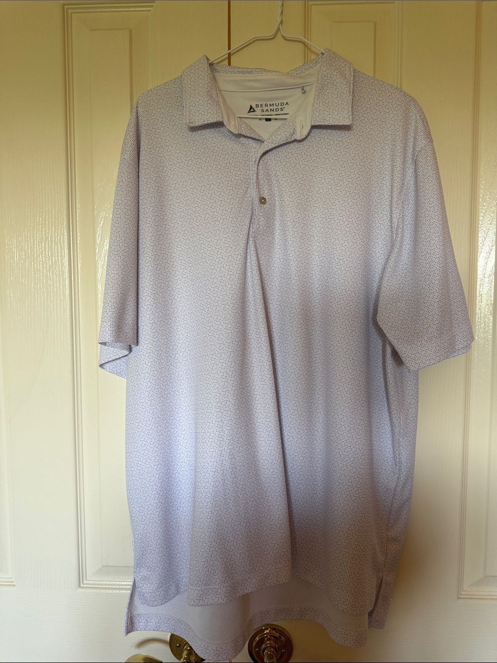 Bermuda Sands Men’s Lavender Short-Sleeve Polo
